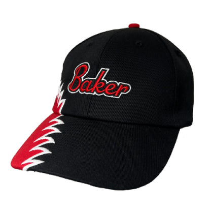 Baker Snap On Snapback Hat - Black/Red bill