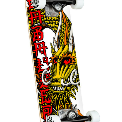 Powell Peralta Ban This Complete Skateboard White 8.25"