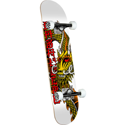 Powell Peralta Ban This Complete Skateboard White 8.25"