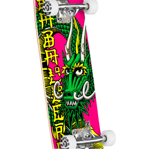 Powell Peralta Cabellero Ban This Complete Skateboard Pink 8.25" graphic