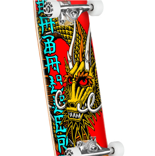 Powell Peralta Cabellero Ban This Complete Skateboard Red 8.25"