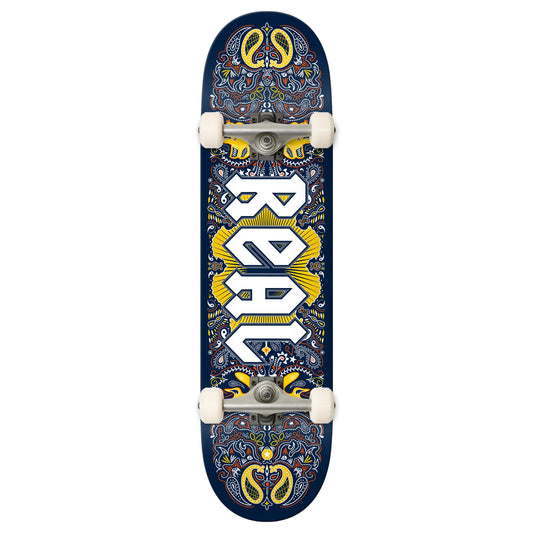 Real Bandana Complete Skateboard Navy 8.25"