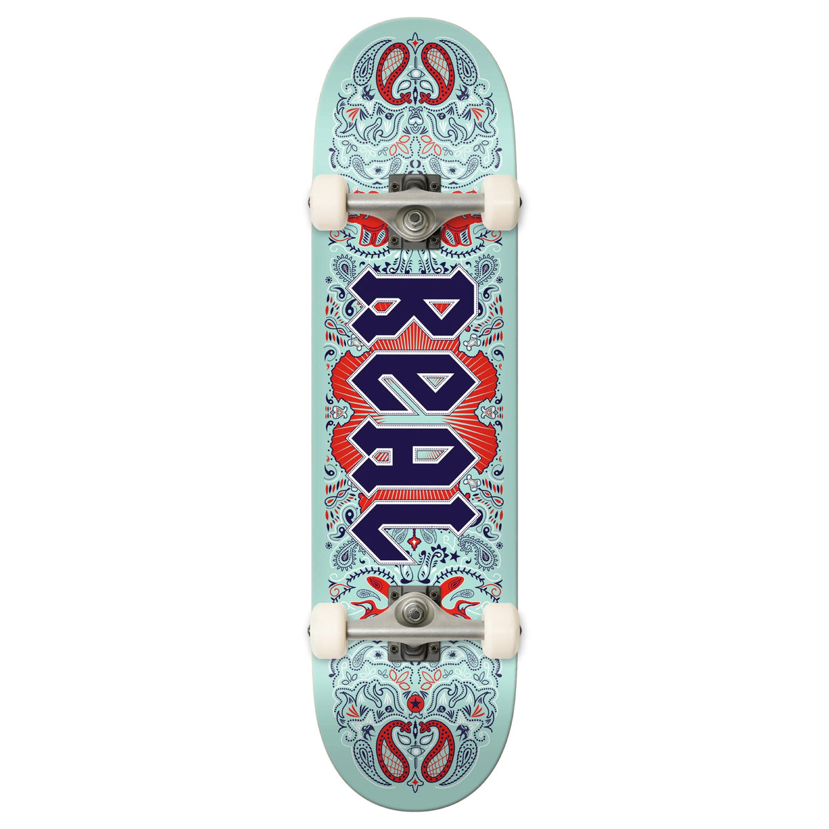 Real Bandana Complete Skateboard Teal 7.75"