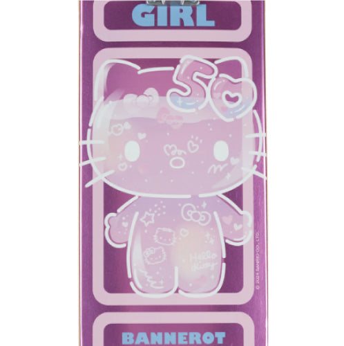 Girl X Hello Kitty 50th Anniversary Bannerot Complete Skateboard 7.5"