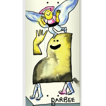 Krooked Barbee Watercolor Skateboard Deck 8.5"