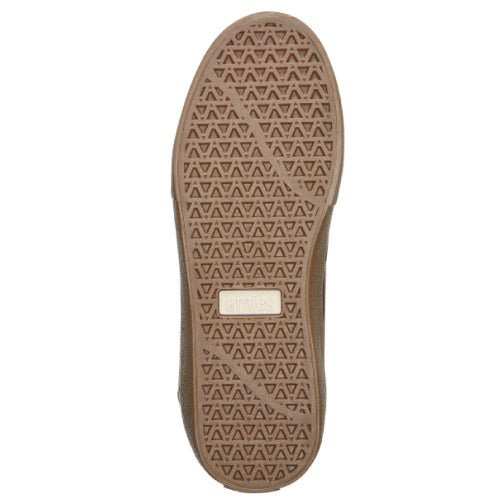 Etnies Barge LS Skate Shoe - Brown/Gum/Gold