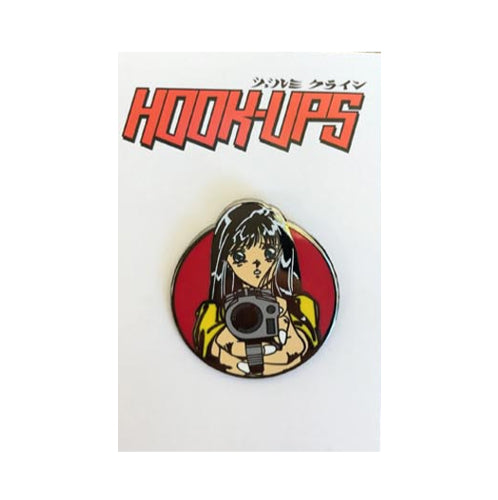 Hook-Ups Barrel of a Gun Enamel Pin