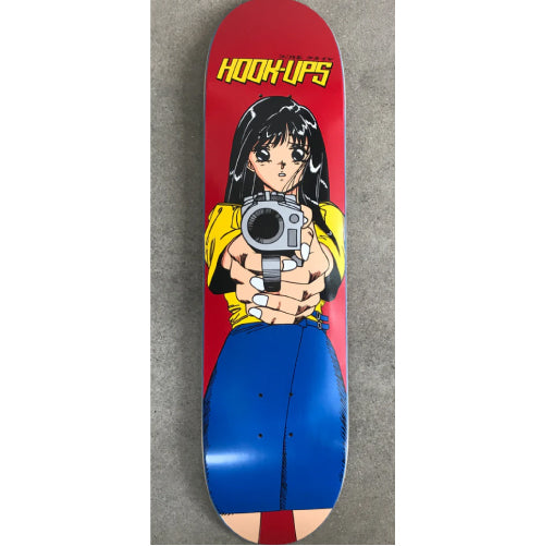 Hook-Ups Barrel of a Gun Skateboard Deck 8.0"