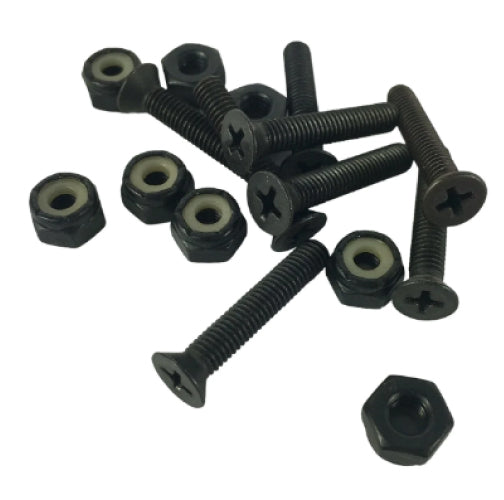 Basic Phillips Hardware Black 1"