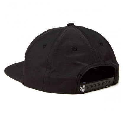 Antihero Basic Eagle Snapback Hat - Black/Black