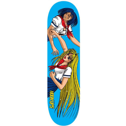 Hook-Ups School Girl Battle Skateboard Deck 8.25"