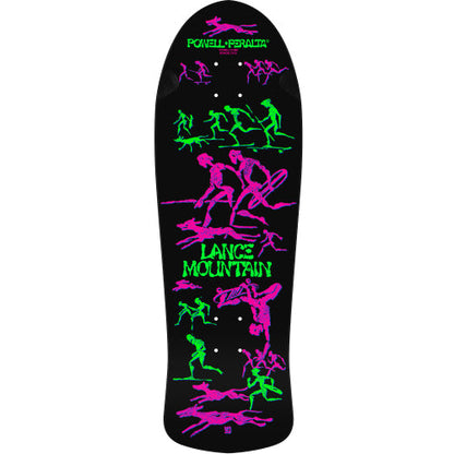 *LIMITED* Powell Peralta Bones Brigade Series 14 LANCE MOUNTAIN Blacklight Deck 9.9"