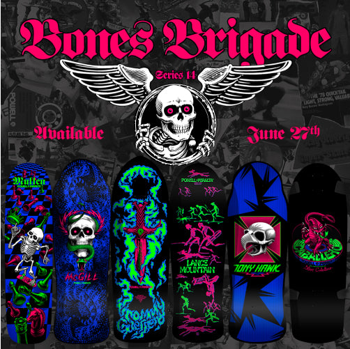 *LIMITED* Powell Peralta Bones Brigade Series 14 LANCE MOUNTAIN Blacklight Deck 9.9"