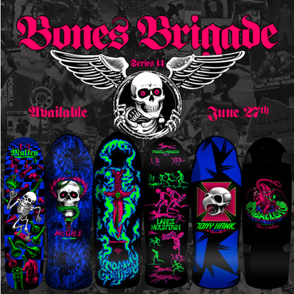 *LIMITED* Powell Peralta Bones Brigade Series 14 LANCE MOUNTAIN Blacklight Deck 9.9"