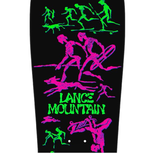 *LIMITED* Powell Peralta Bones Brigade Series 14 LANCE MOUNTAIN Blacklight Skateboard Deck