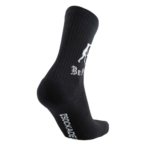 Psockadelic Be Here Now Socks Black back