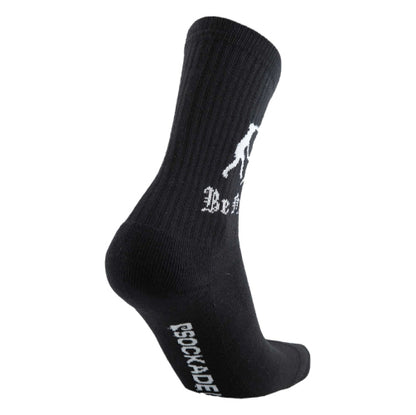 Psockadelic Be Here Now Socks Black back