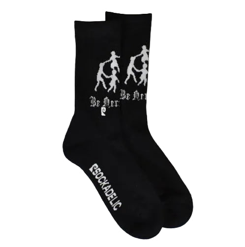 Psockadelic Be Here Now Socks Black set
