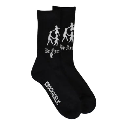 Psockadelic Be Here Now Socks Black set