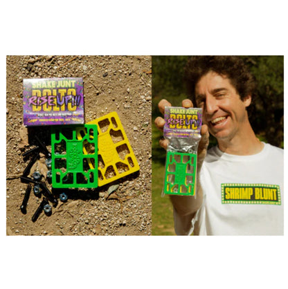 Shake Junt Beagle Rise Up Riser Pad & Hardware Set - Yellow/Green/Black Beagle
