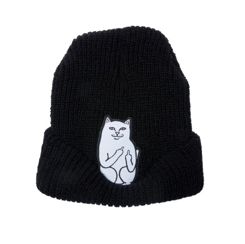 Rip N Dip Lord Nermal Ribbed Beanie - Black