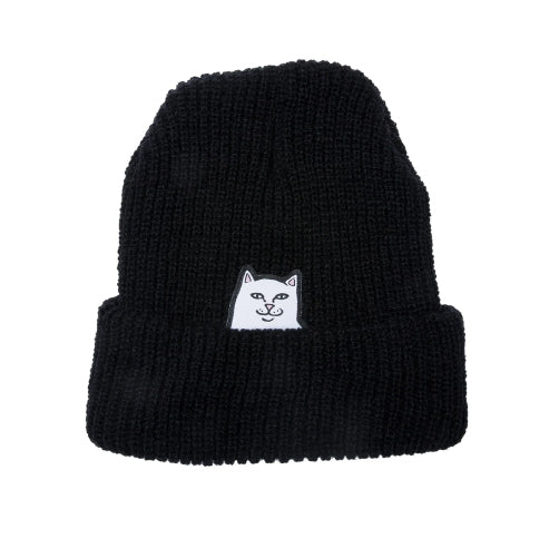 Rip N Dip Lord Nermal Ribbed Beanie - Black