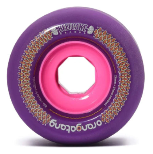 Orangatang Beefcake Wheels Purple 73MM 83A
