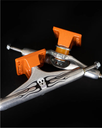 Independent Stage 11 Berle Standard Polished/Orange Trucks (Set of 2) set