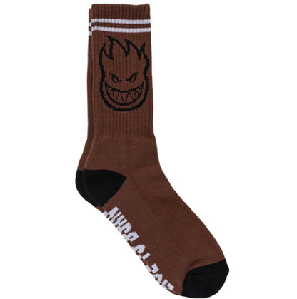Spitfire Bighead Crew Socks - Dark Red/Black/White