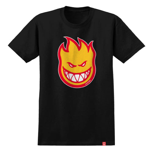 Spitfire BigHead Fill Tee - Black/Gold/Red full