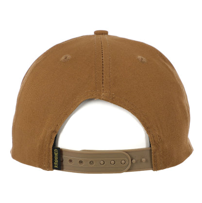 Krooked Bird Lightening Snapback Hat - Tan