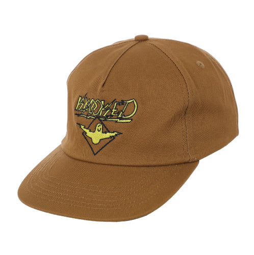 Krooked Bird Lightening Snapback Hat - Tan