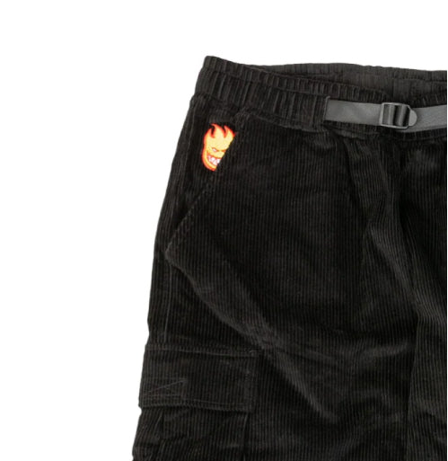 Spitfire Bighead Fill Corduroy Cargo Pant - Black