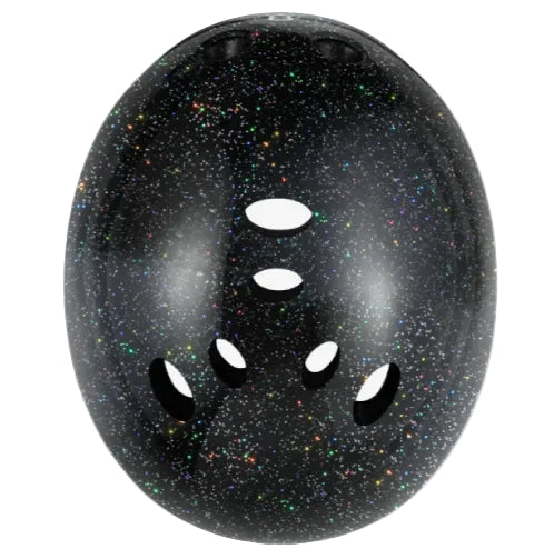 Triple Eight Certified Sweatsaver Helmet black glitter top