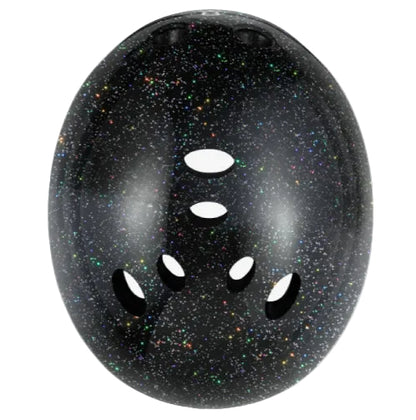 Triple Eight Certified Sweatsaver Helmet black glitter top