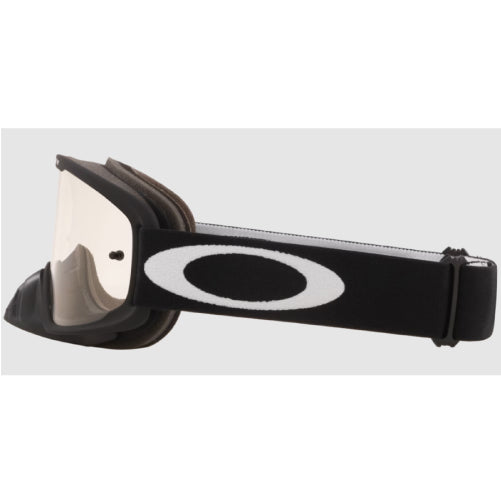Oakley O-Frame 2.0 PRO MX Goggles Matte Black Strap with Clear Lenses