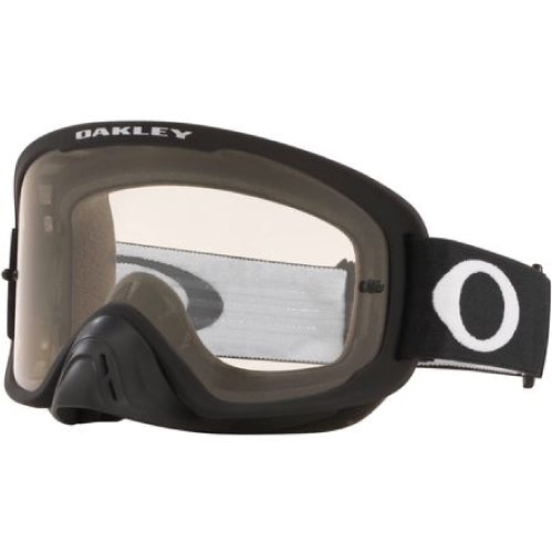 Oakley O-Frame 2.0 PRO MX Goggles Matte Black Strap with Clear Lenses