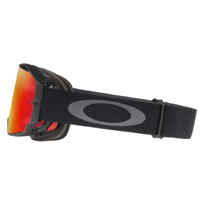 Oakley Airbrake MTB Goggles Black Gunmetal Strap with Prizm MX Torch Iridium Lenses