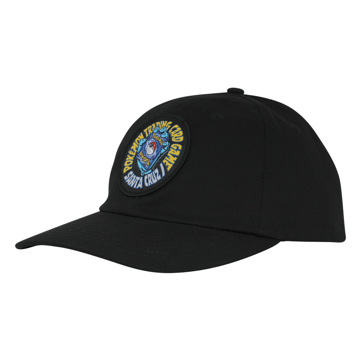 Santa Cruz X Pokémon TCG Hand Snapback Hat - Black