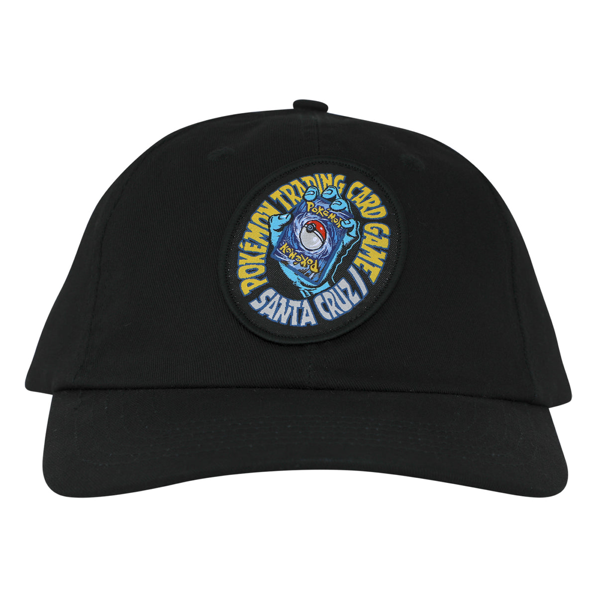 Santa Cruz X Pokémon TCG Hand Snapback Hat - Black