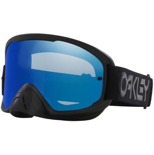 Oakley O-Frame 2.0 PRO MX Goggles B1b Blackout Strap with Black Ice Iridium Lenses