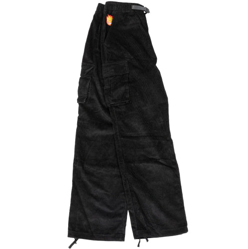 Spitfire Bighead Fill Corduroy Cargo Pant - Black