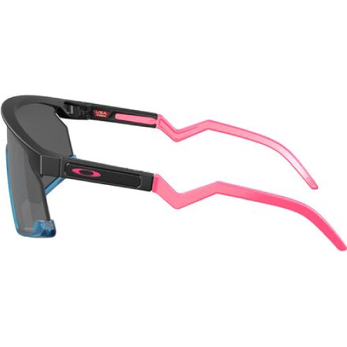 Oakley BXTR - Matte Black/Teal/Prizm Black profile side