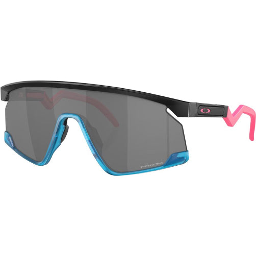 Oakley BXTR Matte Black with Teal Frame and Prizm Black Lenses
