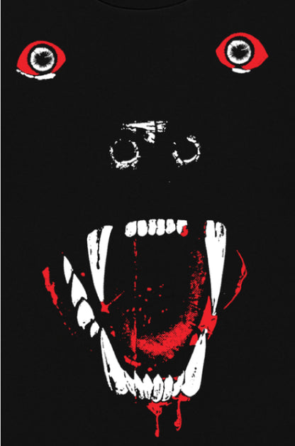 Deathwish Bloodhound Tee - Black graphic