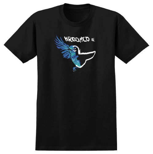 Krooked Blue Bird Tee - Black