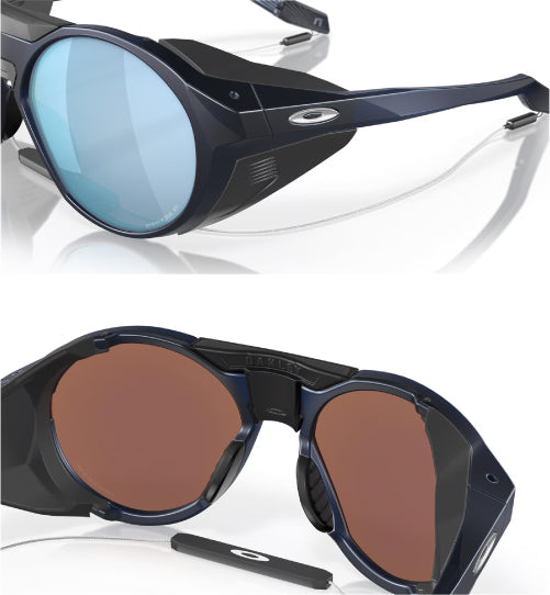 Oakley Clifden Matte Translucent Blue Frame with Prizm Deep Water Polarized Lenses