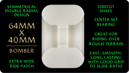 Powell Peralta Dragon Formula Bomber Symmetrical Wheels 64MM 88A specs