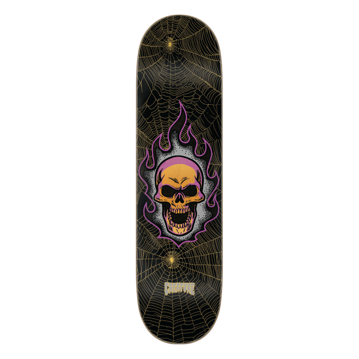 Creature Bonehead Webbed Skateboard Deck 8.25" full