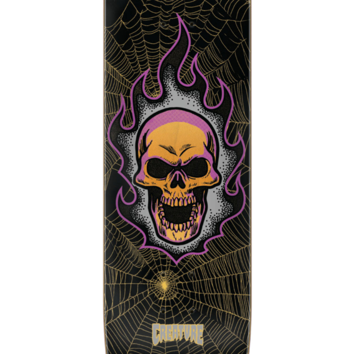 Creature Bonehead Webbed Skateboard Deck 8.25" graphic